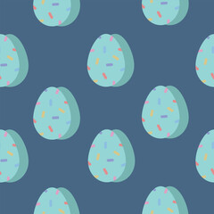 holiday vector easter egg seamless pattern