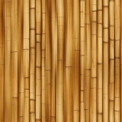 Seamless Bamboo Pattern Illustration art, generative ai