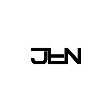 jtn lettering initial monogram logo design