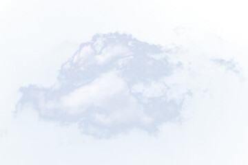 abstract white cloud element
