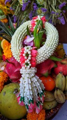 garland flowers beautiful decorations 