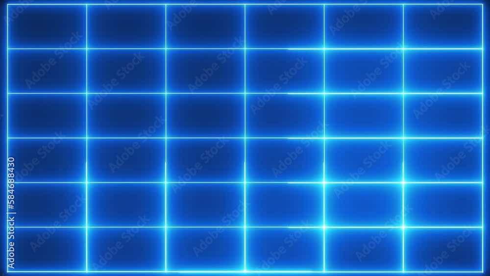 Poster neon grid. computer generated 3d render