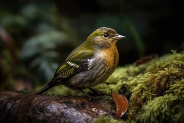 Madeira Nature Maderensis Bird. Generative AI