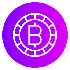 bitcoin gradient icon