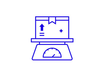Isolated Geometric concept of logistics vector illustration in a flat style for website, mobile app, banner, ui ux, web design, business, marketing, landing. infographics, mockup, web development	