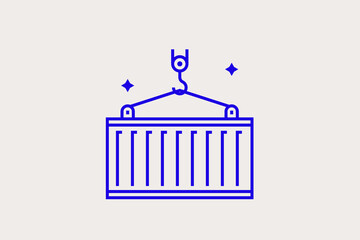 Geometric concept of logistics vector illustration in a flat style for website, mobile app, banner, ui ux design, web design, business, marketing, landing page, infographics, mockup, web development	