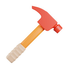 Hammer 3D Icon