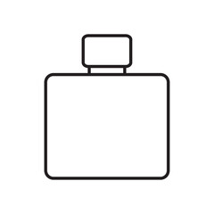 Bottle Black and White Icon