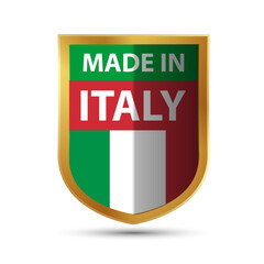 Made in Italy premium vector logo. Made in Italian logo, icon and badges