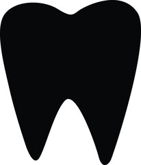 Tooth on white background vector eps 10