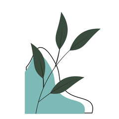 Corner Boho Plant Element