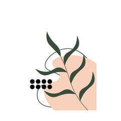 Corner Boho Plant Element