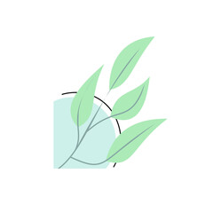 Corner Boho Plant Element