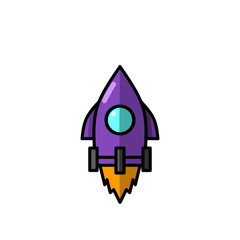 spaceship icon, a simple spaceship design with an elegant concept