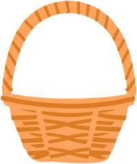 Wicker Basket Icon 