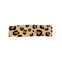 Leopard Print Ripped Tape