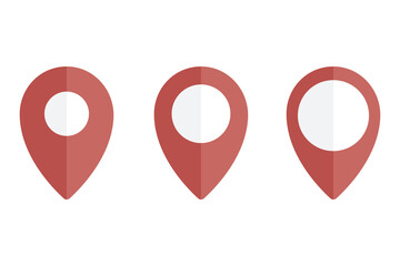 Fototapeta premium map pointer flat icon, location destination pin