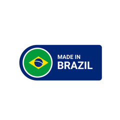 Made in Brazil premium vector logo. Made in Brazil logo, icon and badges
