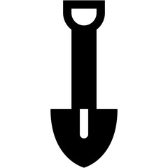 Shovel Glyph Icon