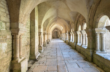 Fototapeta na wymiar Abbey of Fontenay in France