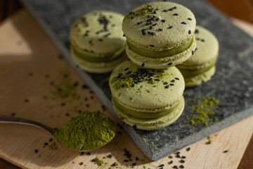 Macaron / Macarons / Matcha Macarons / Macaroon