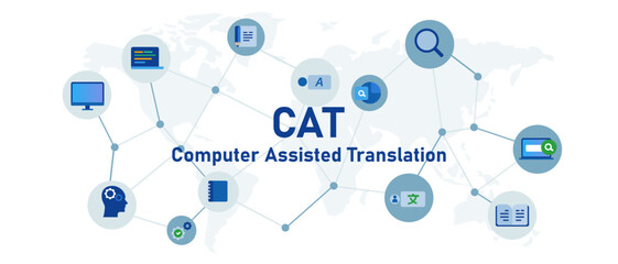 CAT Computer assisted translation machide aided language translator