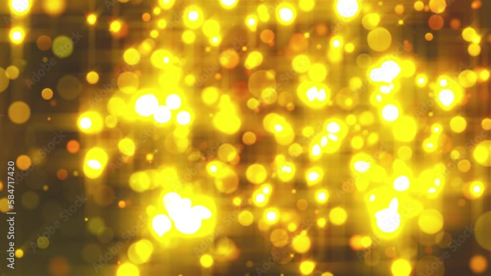 Aufkleber glittering gold particles. computer generated 3d render