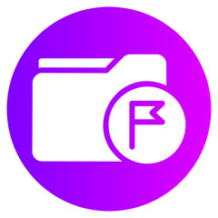 folder gradient icon