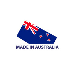 Obraz na płótnie Canvas Made in Australia premium vector logo. Made in Australia logo, icon and badges 