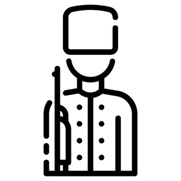 recommend clip art: british guard avatar outline icon
