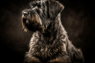 Majestic Giant Schnauzer: A Dark Beauty of Loyalty and Intelligence