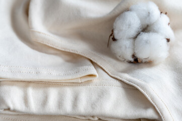 white cotton fabric