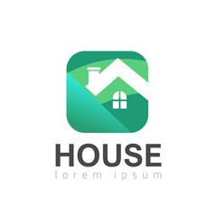 Obraz premium House Logo Template Design Vector