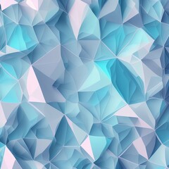 Fototapeta na wymiar Polygonal Aquamarine Background. Beautiful Illustration - generative ai