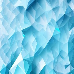 Fototapeta premium Polygonal Aquamarine Background. Beautiful Illustration - generative ai
