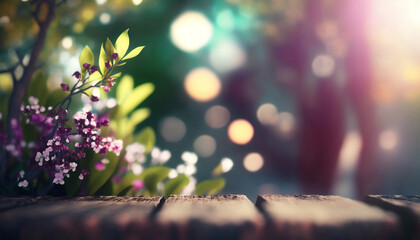 spring in the forest, Generative AI