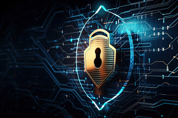 Cyber Security Background concept