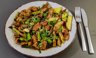 rice with chicken