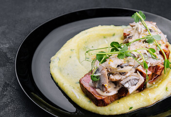 Beef Medallion or Mignon with Mashed Potato