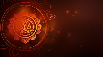 Hinduism background wallpaper with copy space, concept of spirituality and religion. 