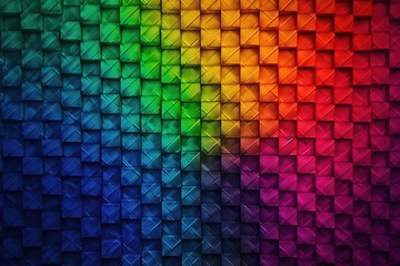 Fondo abstracto con colores como arco iris. AI generative.