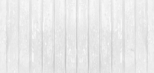 White wood texture wall for background.