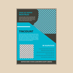 Creative Corporate Business Flyer Template Simple and clean A4 Size with Bleed Vector design