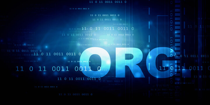 2d illustration Internet domain org