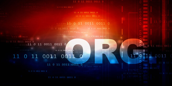 2d illustration Internet domain org