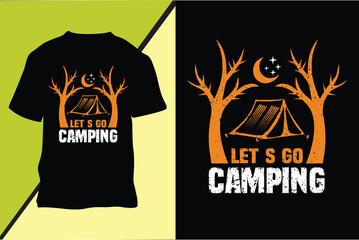 Camping T-shirt Design