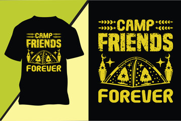 Camping T-shirt Design