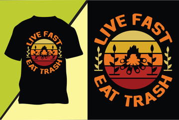 Camping T-shirt Design