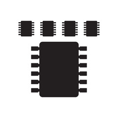 computer RAM icon. vector illustration symbol design