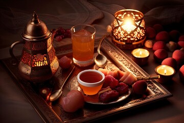 Obraz na płótnie Canvas meal for ramadan 